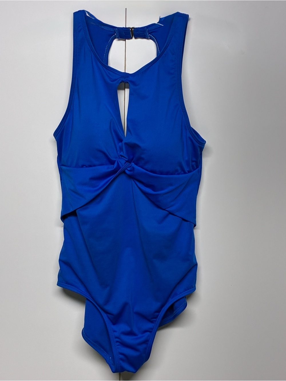 Clearwater Blue Cutout Twist Front One Piece Swimsuit Women’s XS